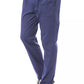 Elegant Slim Fit Chino Pants in Blue