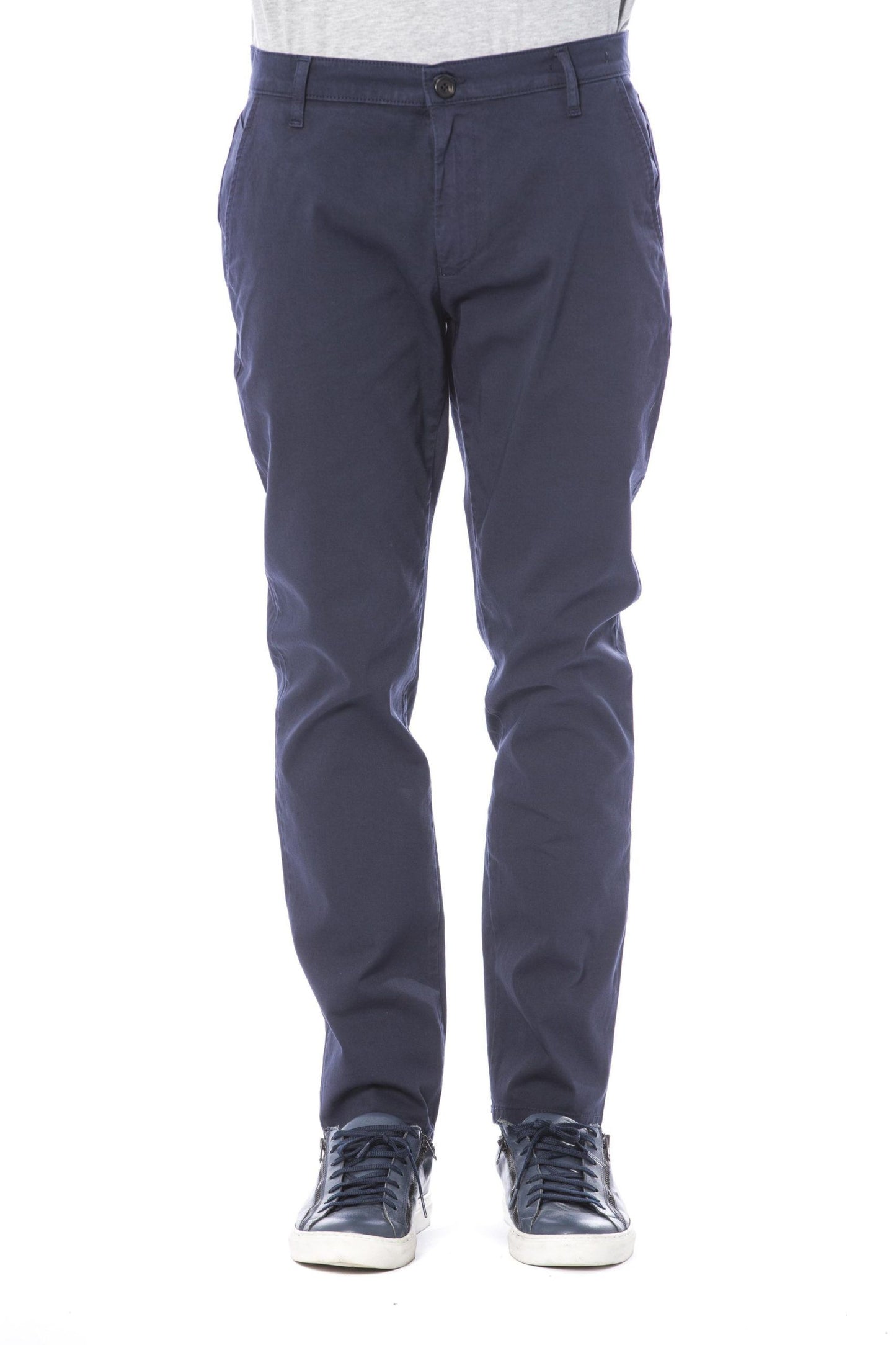 Elegant Blue Chino Trousers