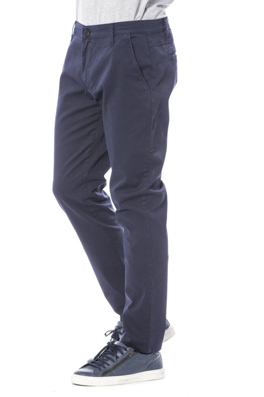 Elegant Blue Chino Trousers