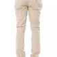 Beige Slim Fit Chino Pants