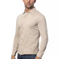 Elegant Beige Regular Fit Cotton Shirt