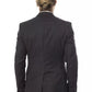 Elegant Gray Wool Men's Blazer