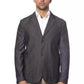 Chic Verri Single-Breasted Gray Blazer