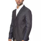 Chic Verri Single-Breasted Gray Blazer