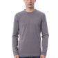 Elegant Long Sleeve Gray T-Shirt