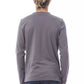 Elegant Long Sleeve Gray T-Shirt