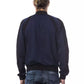 Sleek Blue Bomber Jacket - Tailored Fit