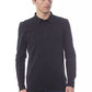 Elegant Embroidered Long Sleeve Polo Shirt
