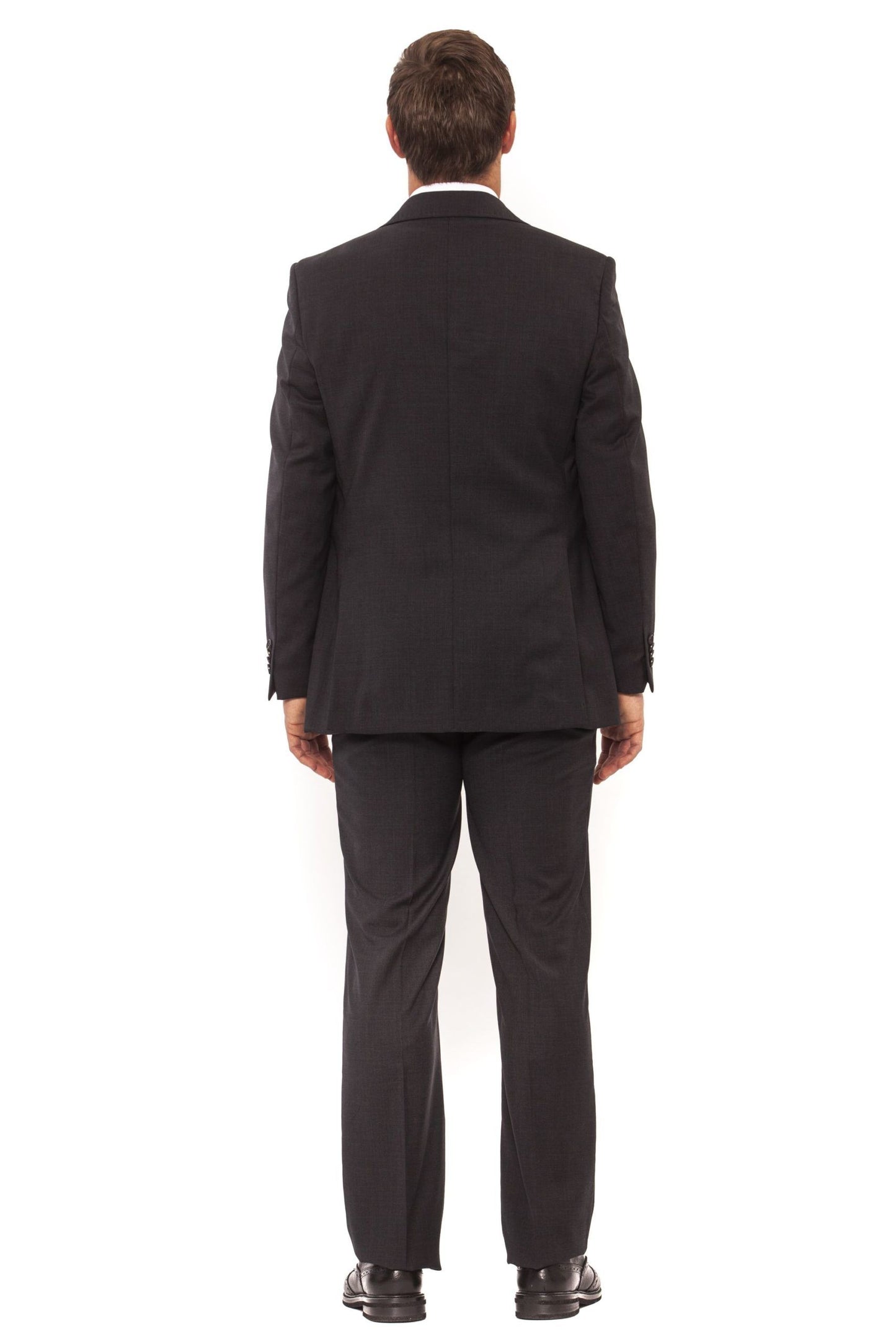 Elegant Classic Fit Gray Suit