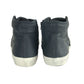 Elevate Your Style: Sleek Blue Leather Sneakers