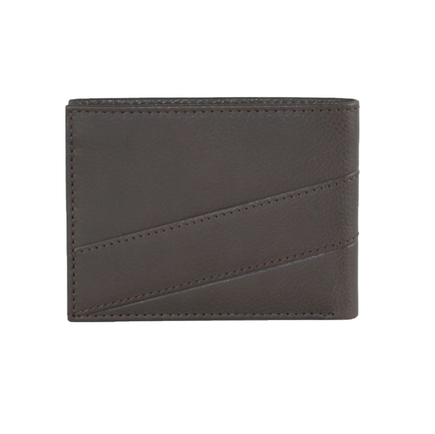 Elegant Dark Brown Calfskin Wallet