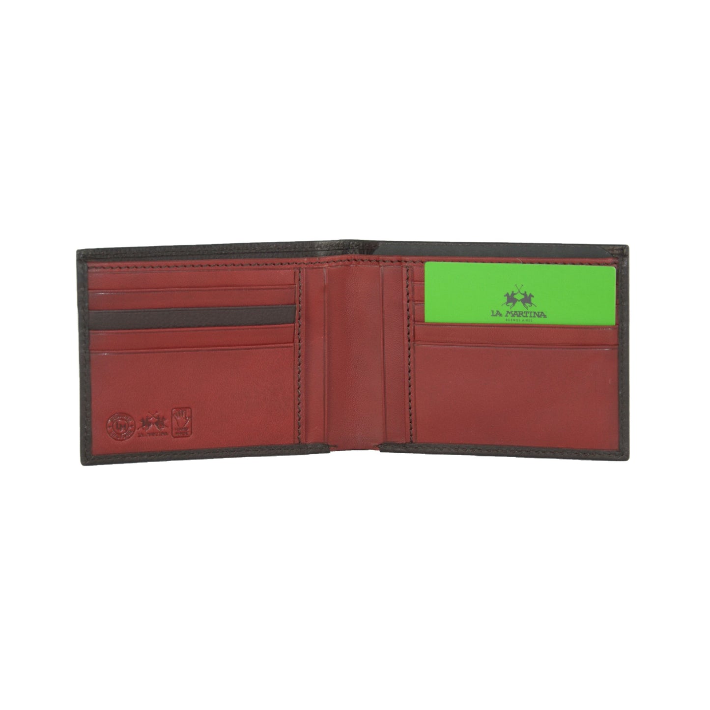Elegant Dark Brown Calfskin Wallet