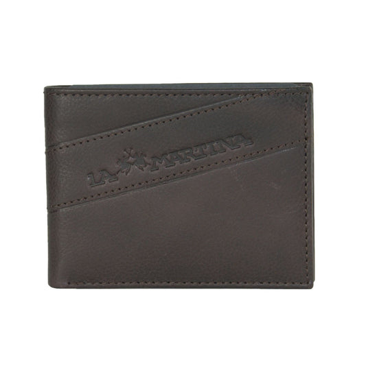 Elegant Dark Brown Calfskin Wallet
