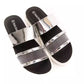 Chic Rhinestone Embellished Dual-Strap Sandals