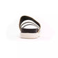 Elegant Gold Strappy Low Heel Sandals