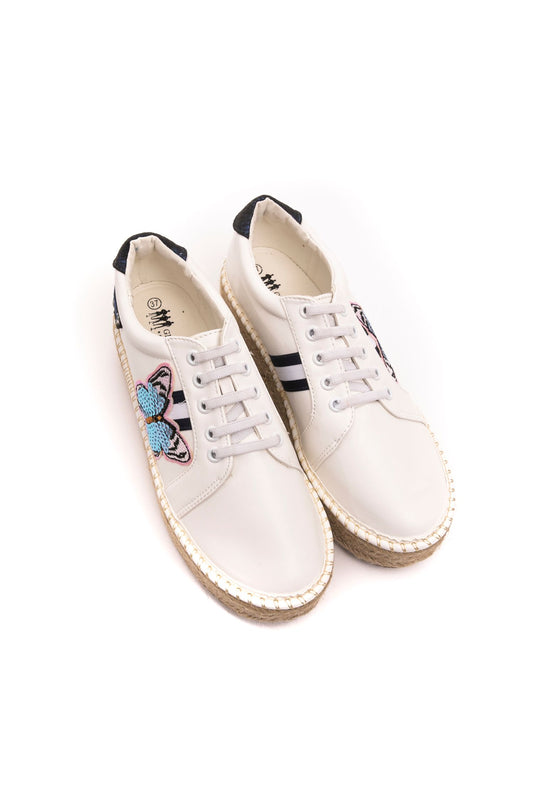 Chic Sequined Platform Sneakers - Elevate Your Style