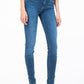 Elegant Blue Jegging-Fit Jeans