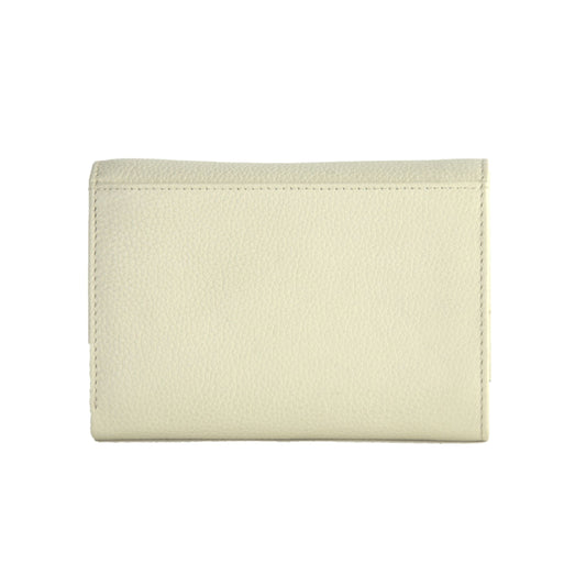 Elegant Cream Calfskin Wallet