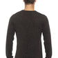 Elegant Melange Crew Neck Men's Sweater