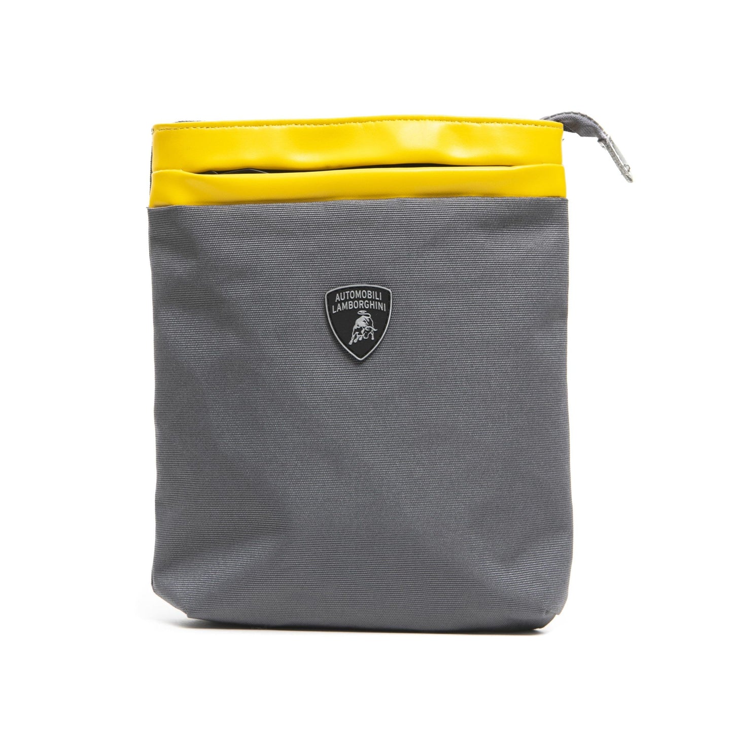 Sleek Gray Satchel with Adjustable Strap