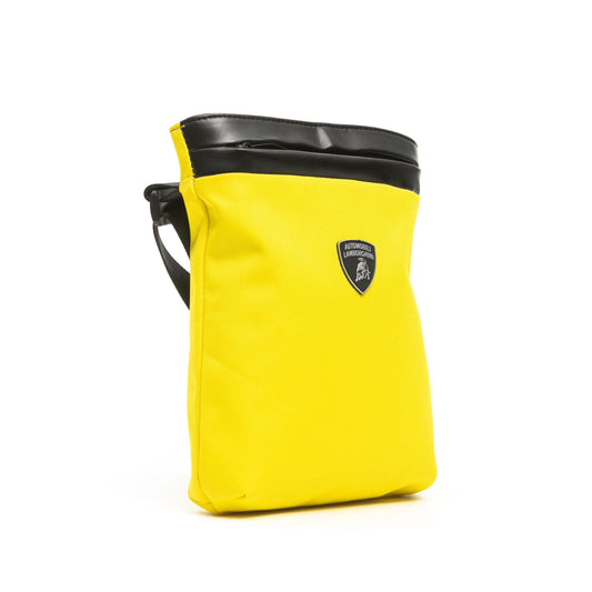 Sleek Yellow Satchel for the Modern Man