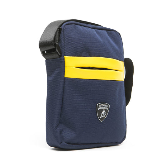 Sleek Blue Satchel with Adjustable Strap