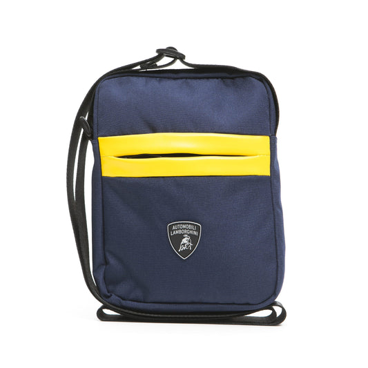 Sleek Blue Satchel with Adjustable Strap