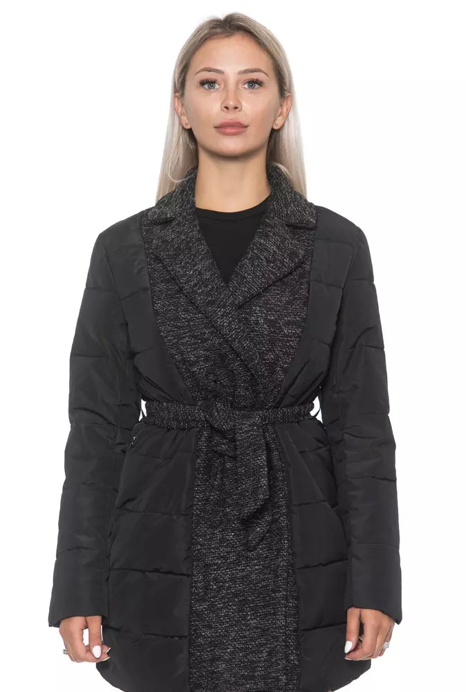 Elegant Belted Long Down Jacket