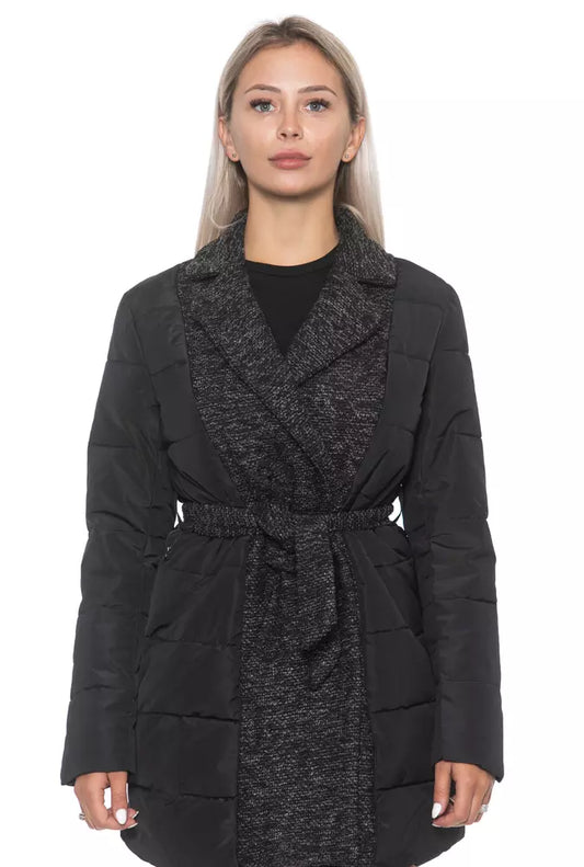 Elegant Belted Long Down Jacket