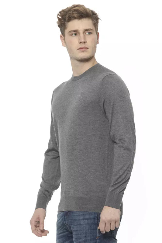 Elegant Men's Cashmere Crewneck Sweater