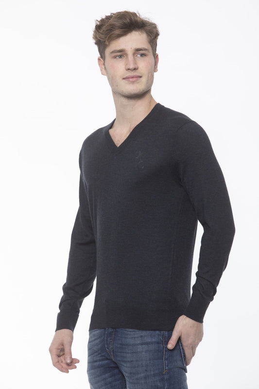 Elegant Cashmere V-Neck Mens Sweater