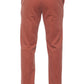Elegant Super Slim Men's Trousers in Red