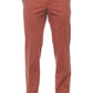 Elegant Super Slim Men's Trousers in Red