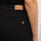 High Waist Slim Fit Chic Black Jeans