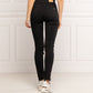 High Waist Slim Fit Chic Black Jeans