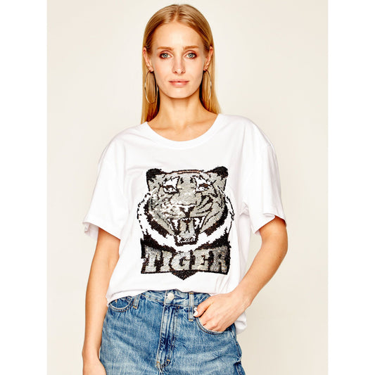 Elegant White Bassimi Tee