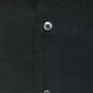 Elegant Black Cotton Slim Collar Shirt
