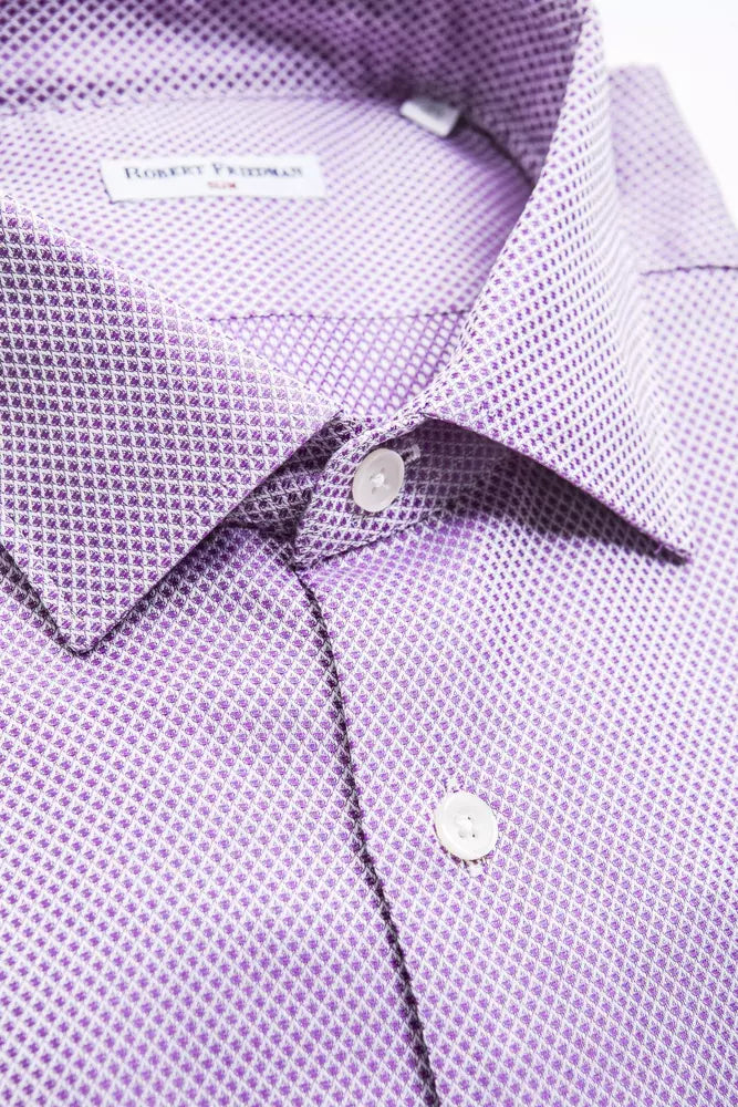 Elegant Slim Collar Cotton Shirt