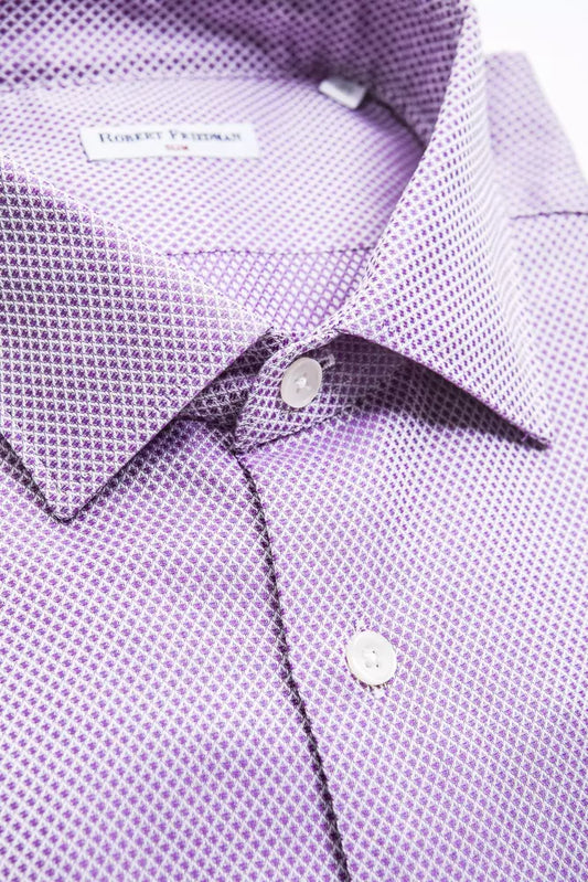 Elegant Slim Collar Cotton Shirt