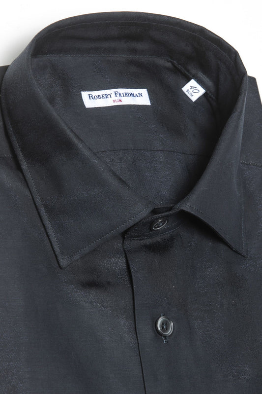 Sleek Medium Slim Collar Men's Shirt