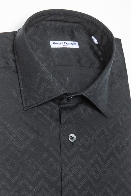 Elegant Slim Collar Cotton Shirt