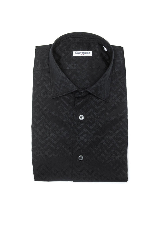 Elegant Slim Collar Cotton Shirt