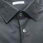 Elegant Medium Slim Collar Black Shirt