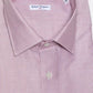 Chic Pink Cotton Slim Collar Shirt
