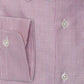 Chic Pink Cotton Slim Collar Shirt