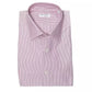 Chic Pink Cotton Slim Collar Shirt