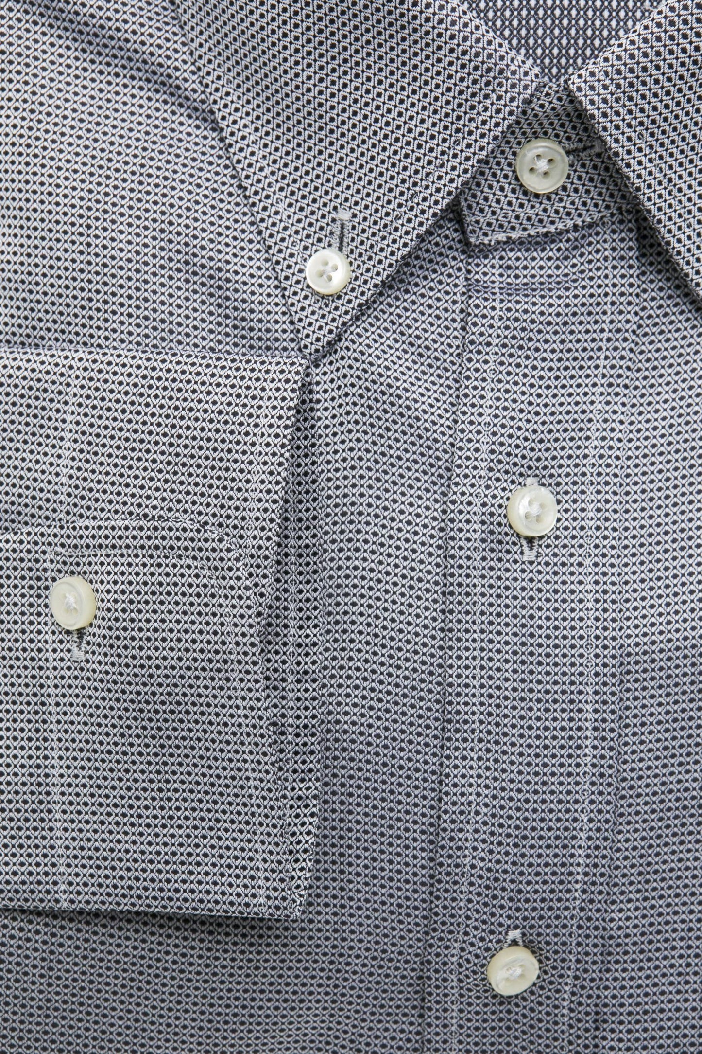 Beige Button Down Regular Fit Shirt
