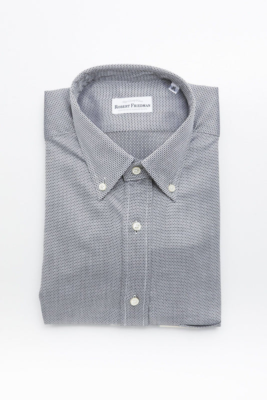 Beige Button Down Regular Fit Shirt