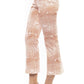 Elegant Printed Stretch Trousers for Sophisticated Style