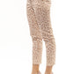 Elegant Pink Stretch Slim Fit Trousers